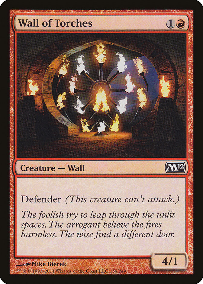 Wall of Torches [Magic 2012] | Gamer Loot