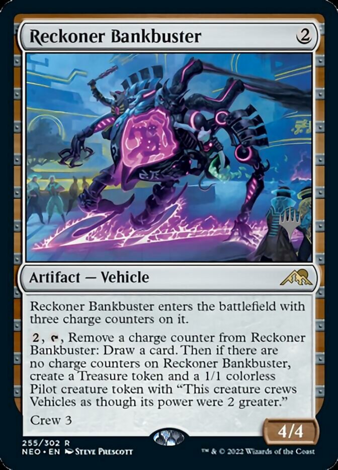 Reckoner Bankbuster (Promo Pack) [Kamigawa: Neon Dynasty Promos] | Gamer Loot