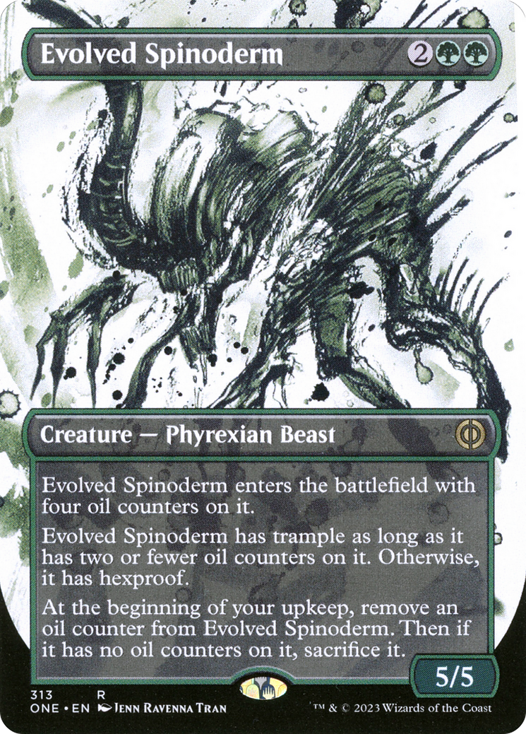 Evolved Spinoderm (Borderless Ichor) [Phyrexia: All Will Be One] | Gamer Loot