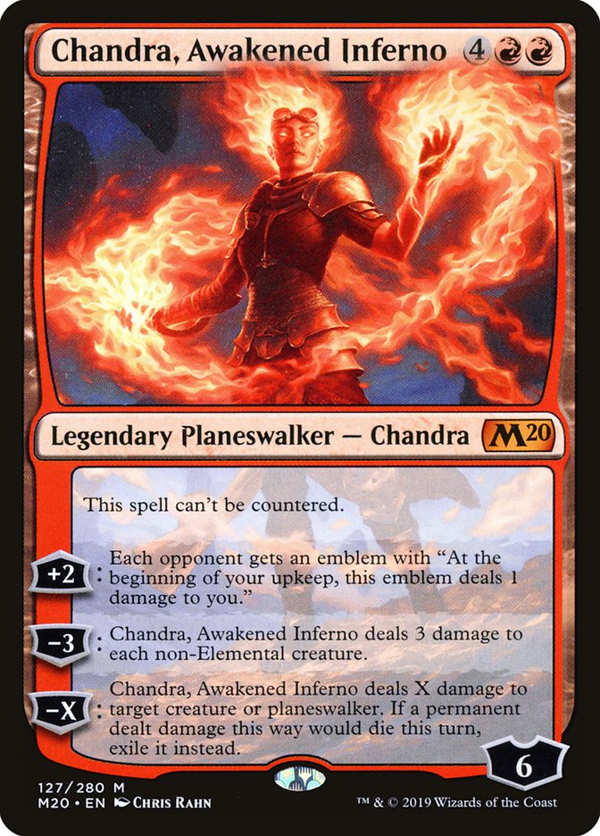 Chandra, Awakened Inferno [Core Set 2020] | Gamer Loot