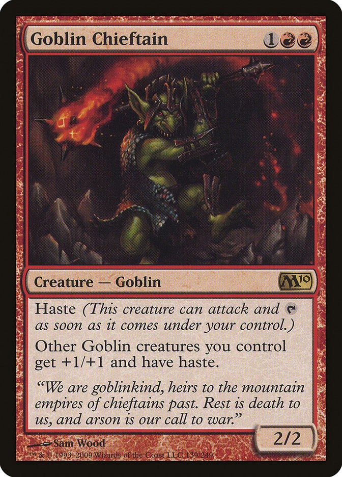 Goblin Chieftain [Magic 2010] | Gamer Loot