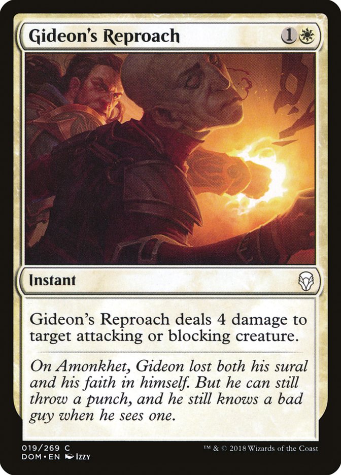 Gideon's Reproach [Dominaria] | Gamer Loot