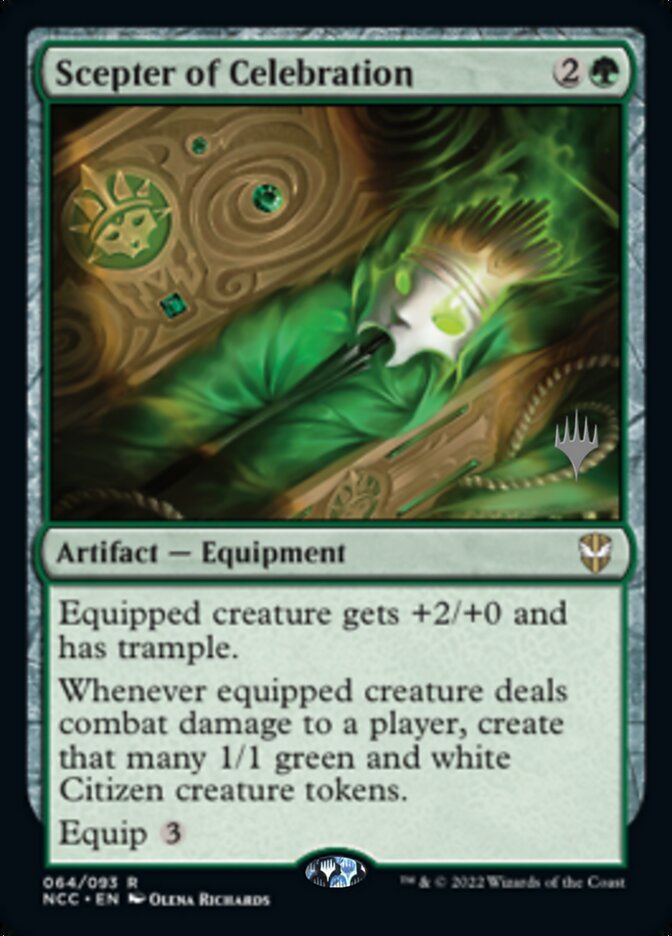 Scepter of Celebration (Promo Pack) [Streets of New Capenna Commander Promos] | Gamer Loot