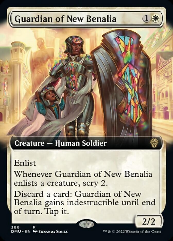 Guardian of New Benalia (Extended Art) [Dominaria United] | Gamer Loot