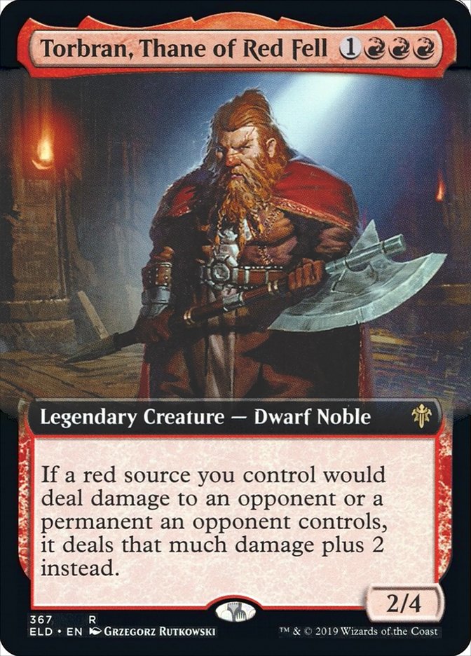 Torbran, Thane of Red Fell (Extended) [Throne of Eldraine] | Gamer Loot