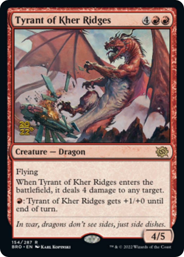 Tyrant of Kher Ridges [The Brothers' War: Prerelease Promos] | Gamer Loot