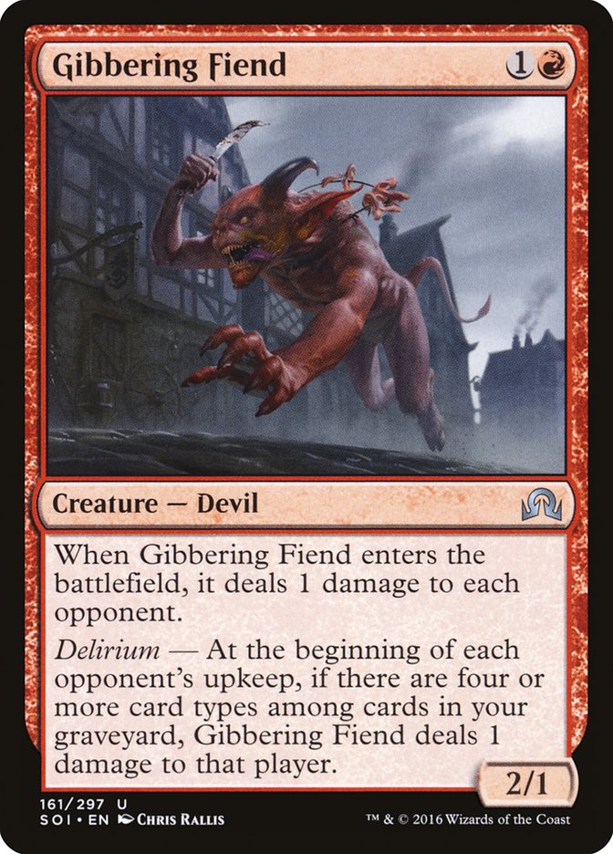 Gibbering Fiend [Shadows over Innistrad] | Gamer Loot