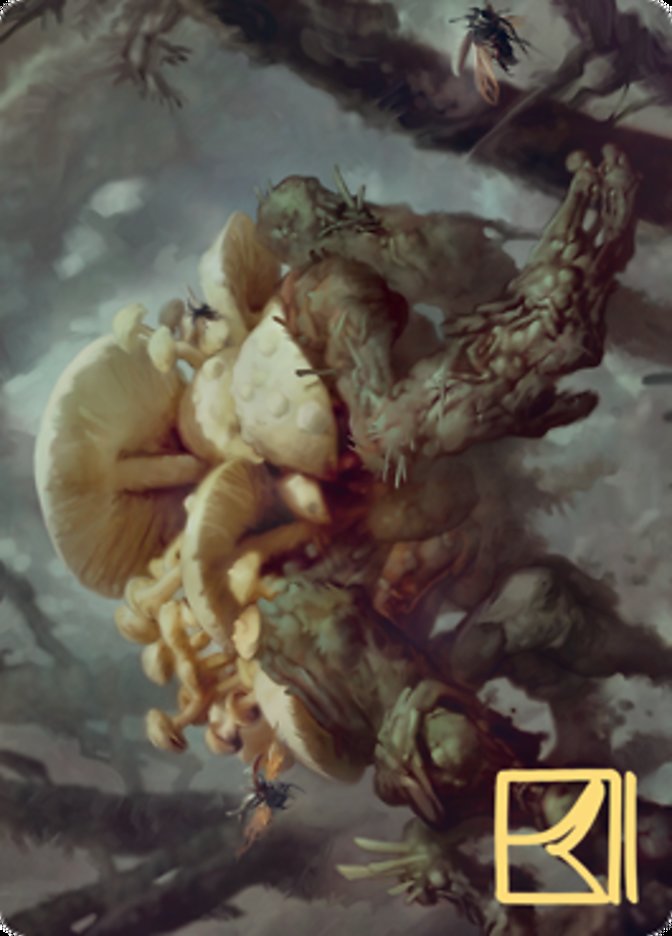 Swarm Shambler Art Card (Gold-Stamped Signature) [Zendikar Rising Art Series] | Gamer Loot