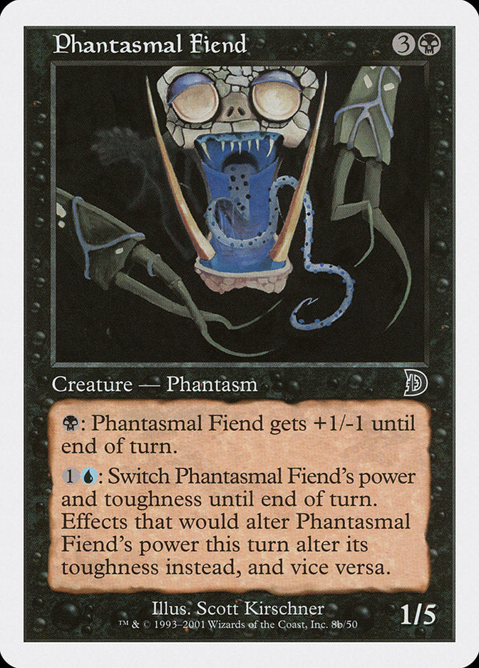 Phantasmal Fiend (Black Background) [Deckmasters] | Gamer Loot