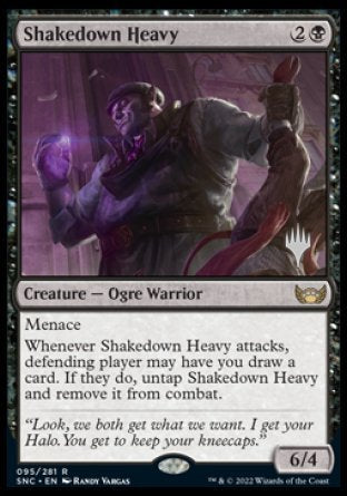 Shakedown Heavy (Promo Pack) [Streets of New Capenna Promos] | Gamer Loot