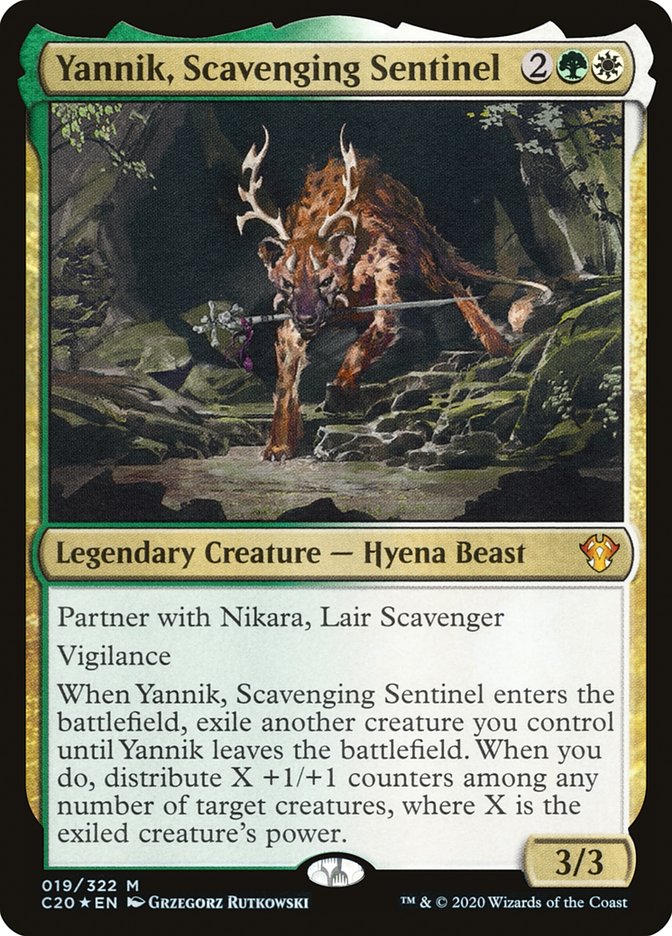 Yannik, Scavenging Sentinel [Commander 2020] | Gamer Loot