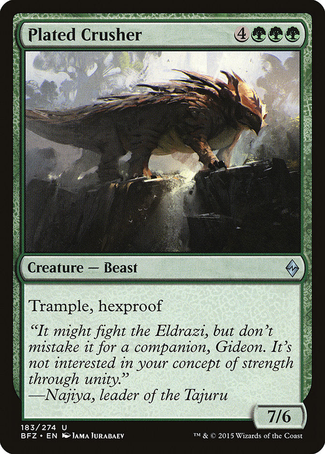 Plated Crusher [Battle for Zendikar] | Gamer Loot