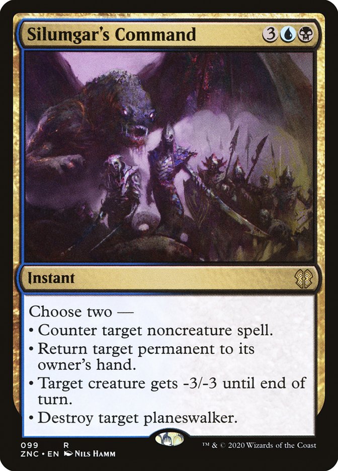 Silumgar's Command [Zendikar Rising Commander] | Gamer Loot