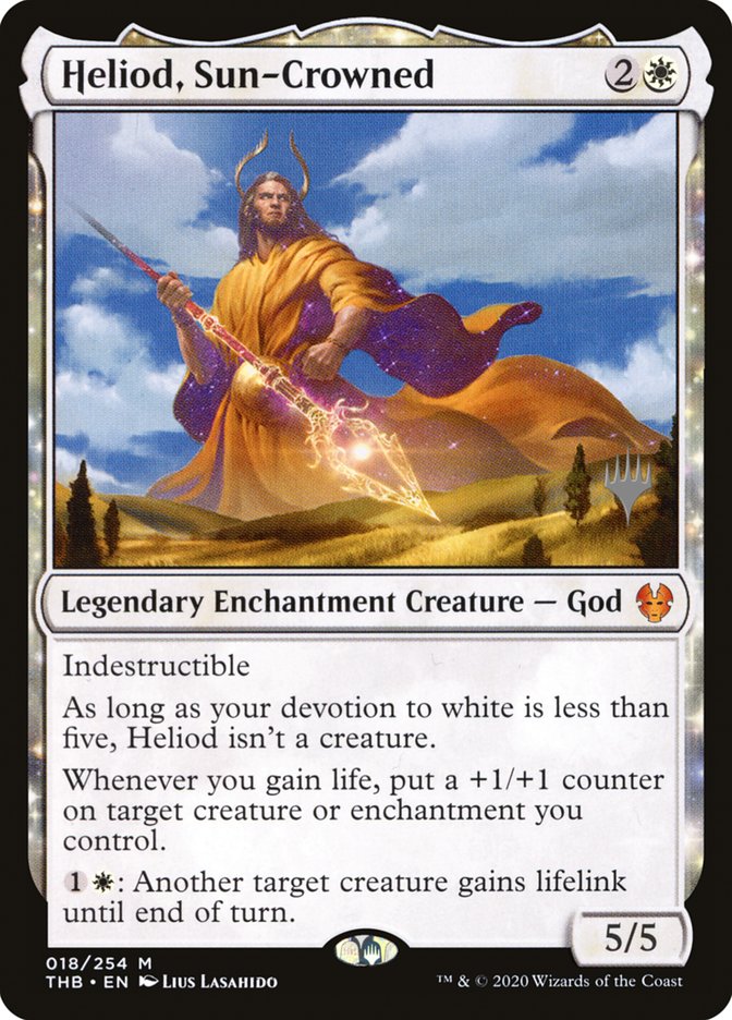 Heliod, Sun-Crowned (Promo Pack) [Theros Beyond Death Promos] | Gamer Loot