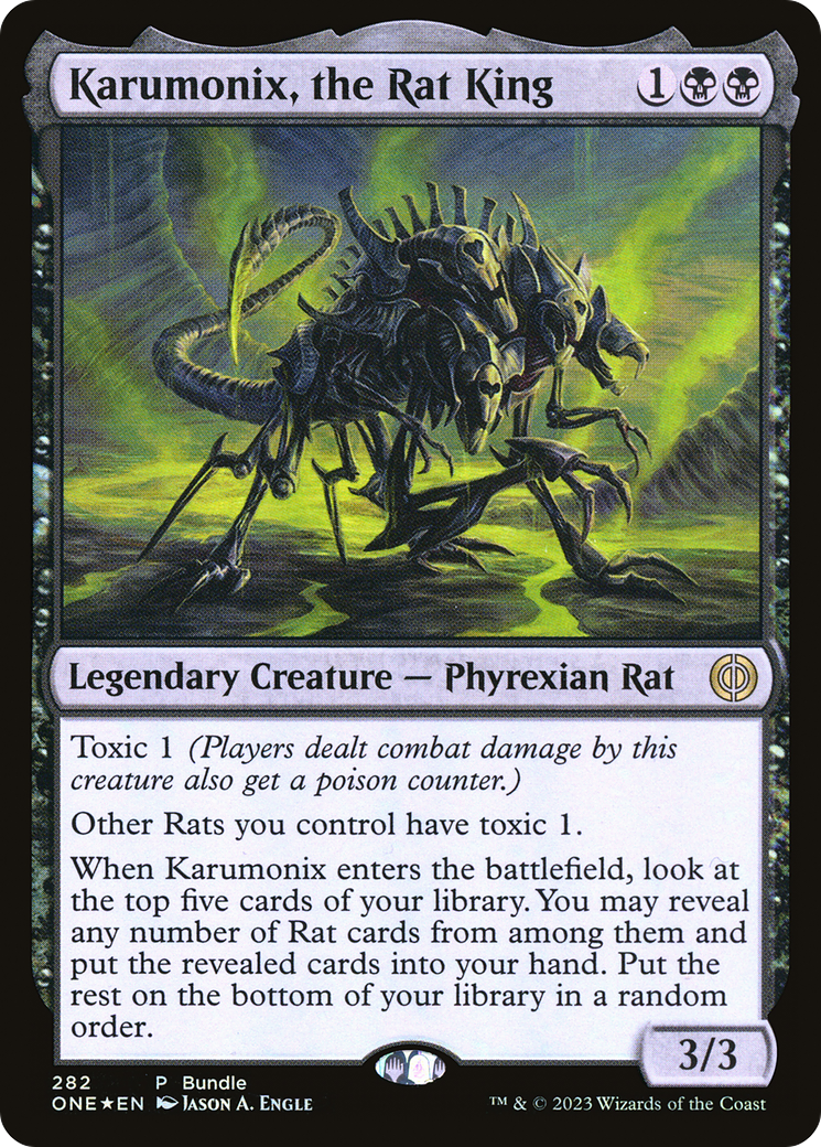 Karumonix, the Rat King (Bundle) [Phyrexia: All Will Be One] | Gamer Loot