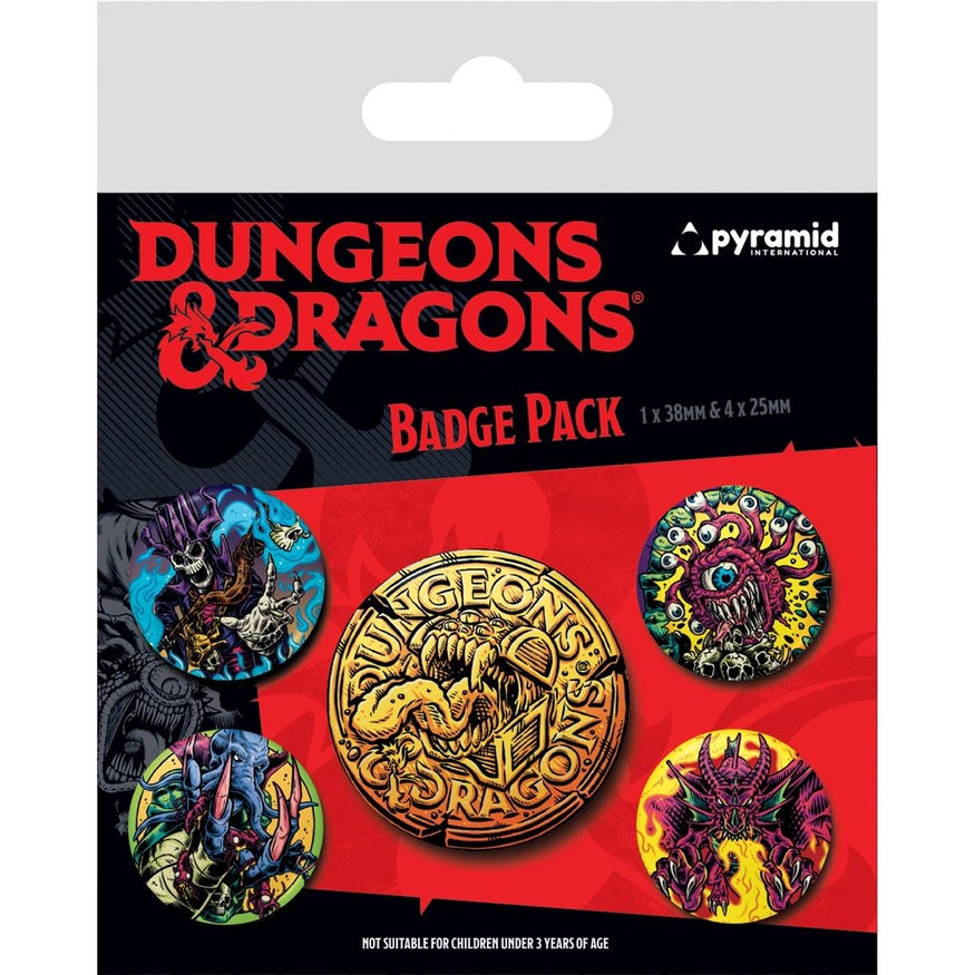 Dungeons & Dragons Badge Pack | Gamer Loot