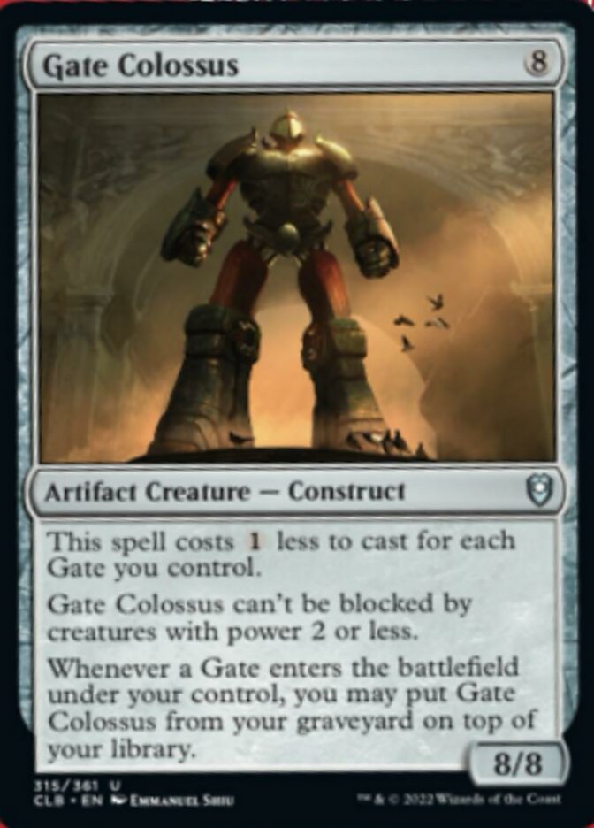 Gate Colossus [Commander Legends: Battle for Baldur's Gate] | Gamer Loot