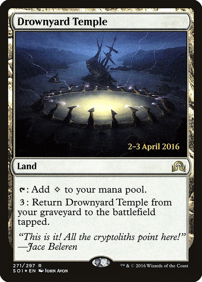 Drownyard Temple [Shadows over Innistrad Prerelease Promos] | Gamer Loot