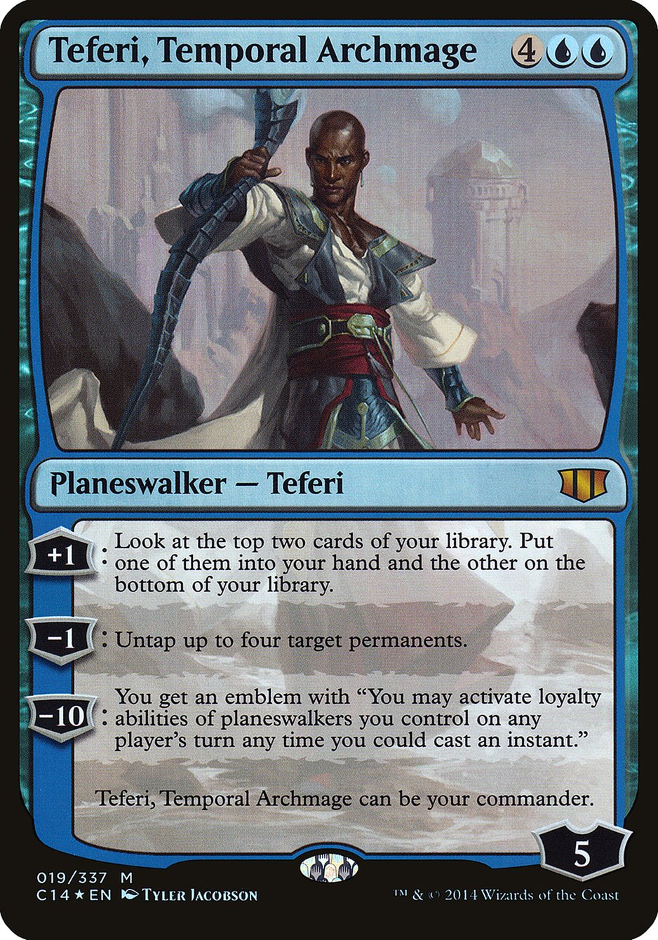 Teferi, Temporal Archmage (Oversized) [Commander 2014 Oversized] | Gamer Loot