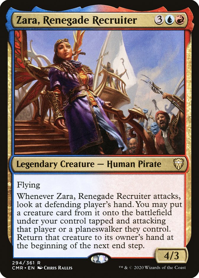 Zara, Renegade Recruiter [Commander Legends] | Gamer Loot