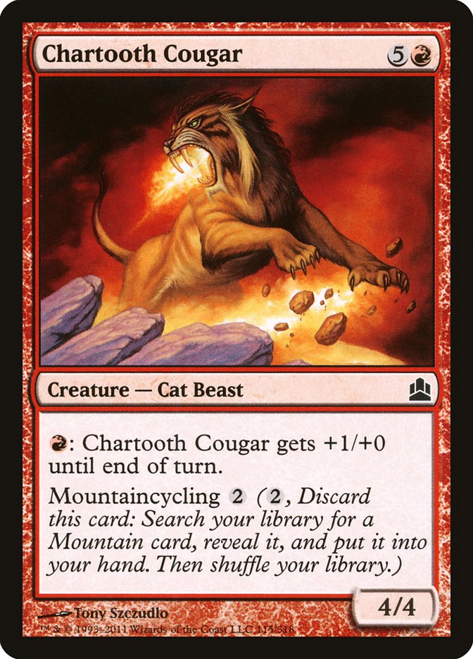 Chartooth Cougar [Commander 2011] | Gamer Loot