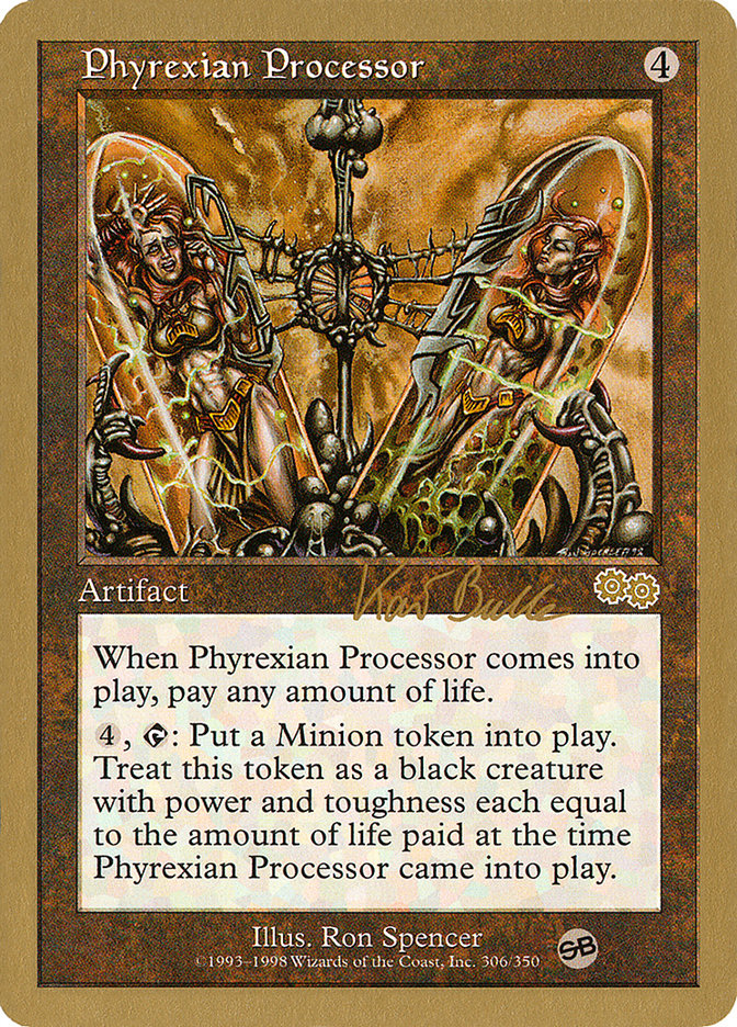 Phyrexian Processor (Kai Budde) (SB) [World Championship Decks 1999] | Gamer Loot