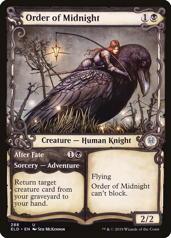 Order of Midnight // Alter Fate (Showcase) [Throne of Eldraine] | Gamer Loot