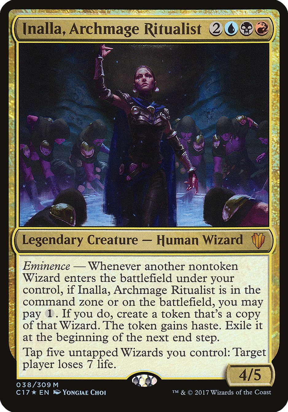 Inalla, Archmage Ritualist (Oversized) [Commander 2017 Oversized] | Gamer Loot