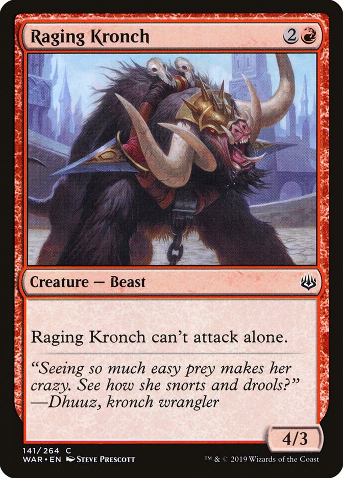 Raging Kronch [War of the Spark] | Gamer Loot