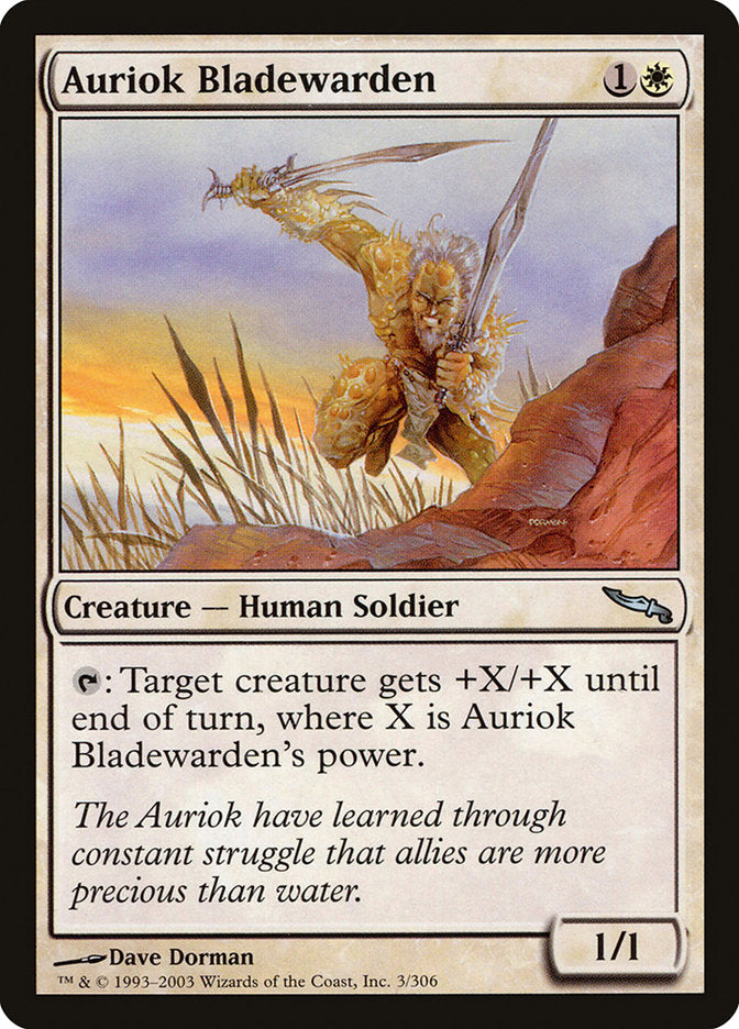 Auriok Bladewarden [Mirrodin] | Gamer Loot