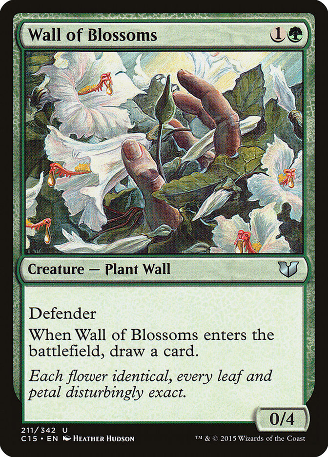 Wall of Blossoms [Commander 2015] | Gamer Loot