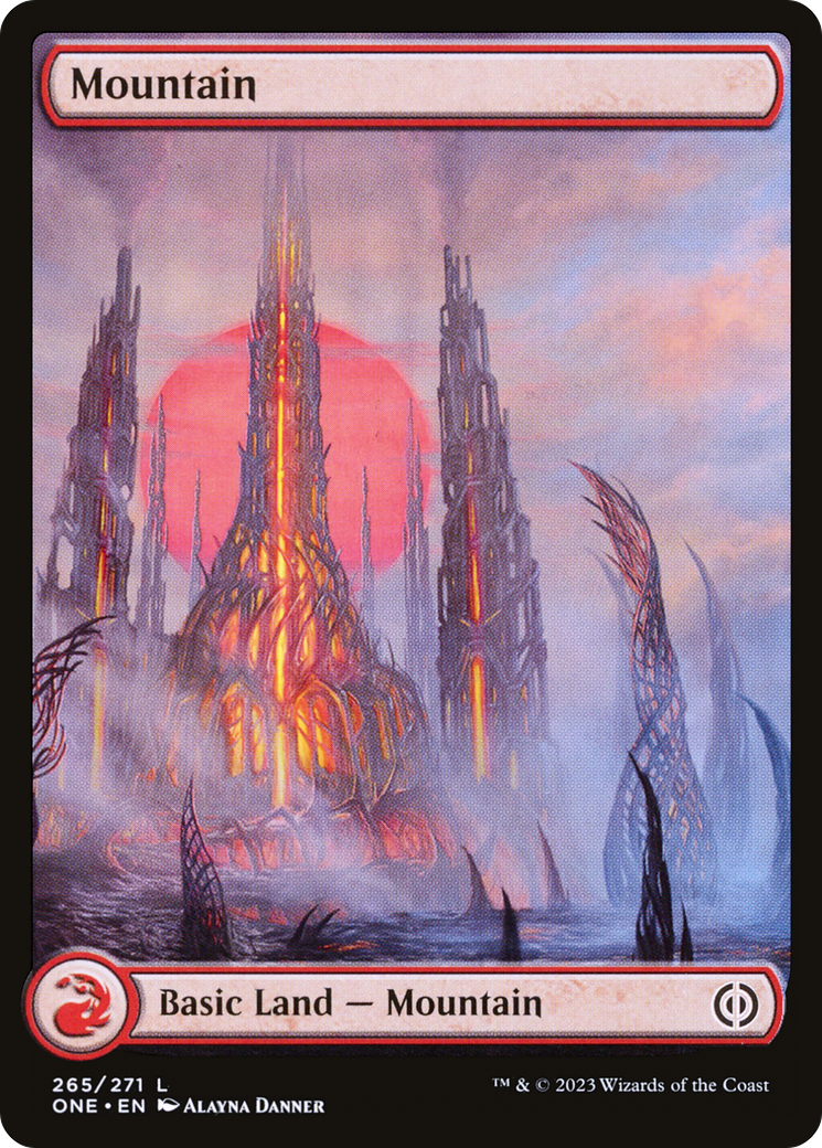 Mountain (265) (Full-Art) [Phyrexia: All Will Be One] | Gamer Loot
