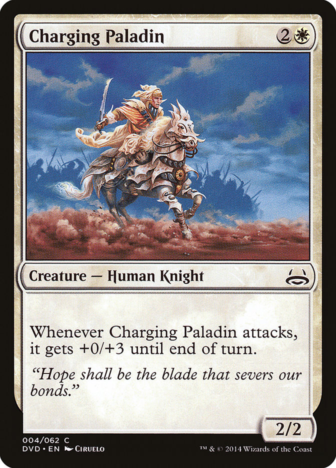 Charging Paladin (Divine vs. Demonic) [Duel Decks Anthology] | Gamer Loot