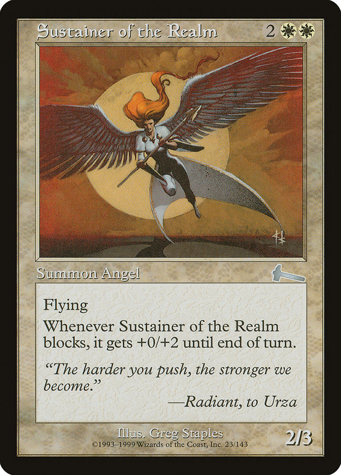 Sustainer of the Realm [Urza's Legacy] | Gamer Loot