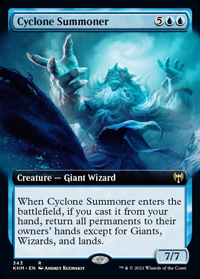 Cyclone Summoner (Extended Art) [Kaldheim] | Gamer Loot