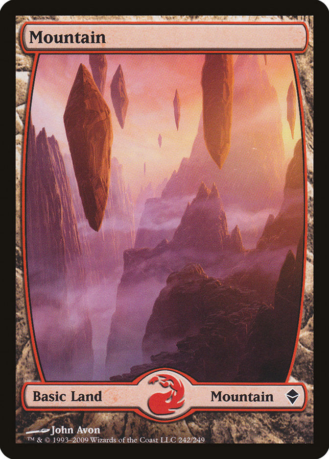 Mountain (242) [Zendikar] | Gamer Loot
