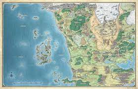 Dungeons and Dragons RPG: Faerun - Map | Gamer Loot