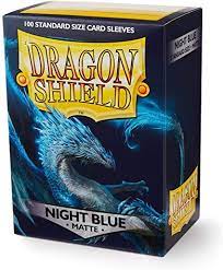 Dragon Shield Matte Sleeve -  Night Blue ‘Botan’ 100ct | Gamer Loot