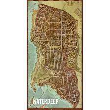 Dungeons and Dragons RPG: Waterdeep - Map | Gamer Loot