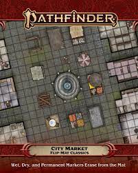 Pathfinder Flip-Mat Classics : City Market | Gamer Loot