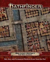 Pathfinder Flip-Mat Classics : Red Light District | Gamer Loot