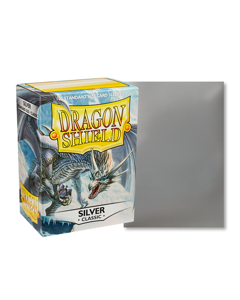 Dragon Shield 100ct-Double Matte- Silver | Gamer Loot