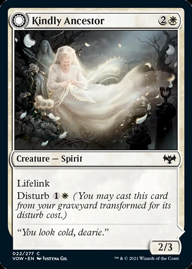 Kindly Ancestor // Ancestor's Embrace [Innistrad: Crimson Vow] | Gamer Loot