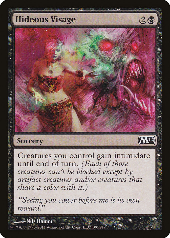 Hideous Visage [Magic 2012] | Gamer Loot