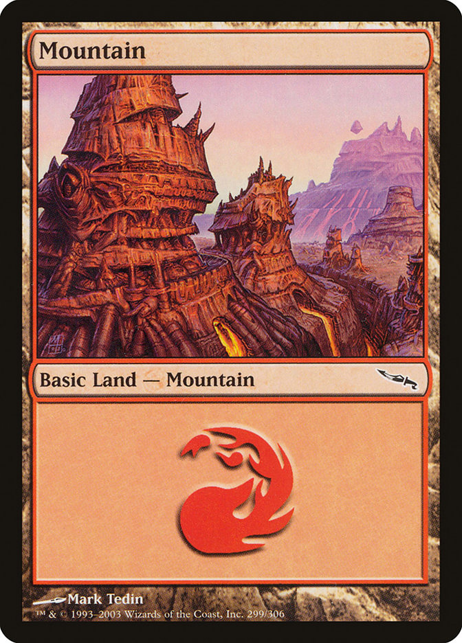 Mountain (299) [Mirrodin] | Gamer Loot