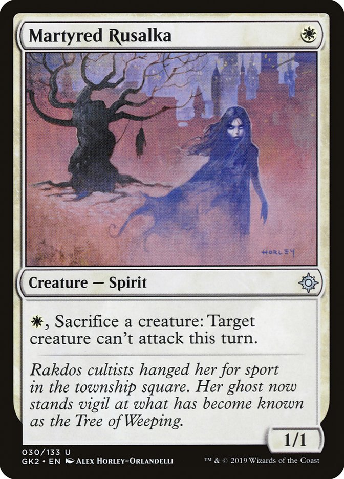 Martyred Rusalka [Ravnica Allegiance Guild Kit] | Gamer Loot