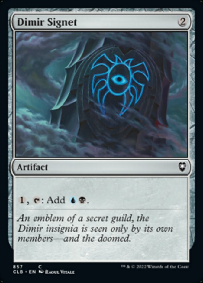 Dimir Signet [Commander Legends: Battle for Baldur's Gate] | Gamer Loot