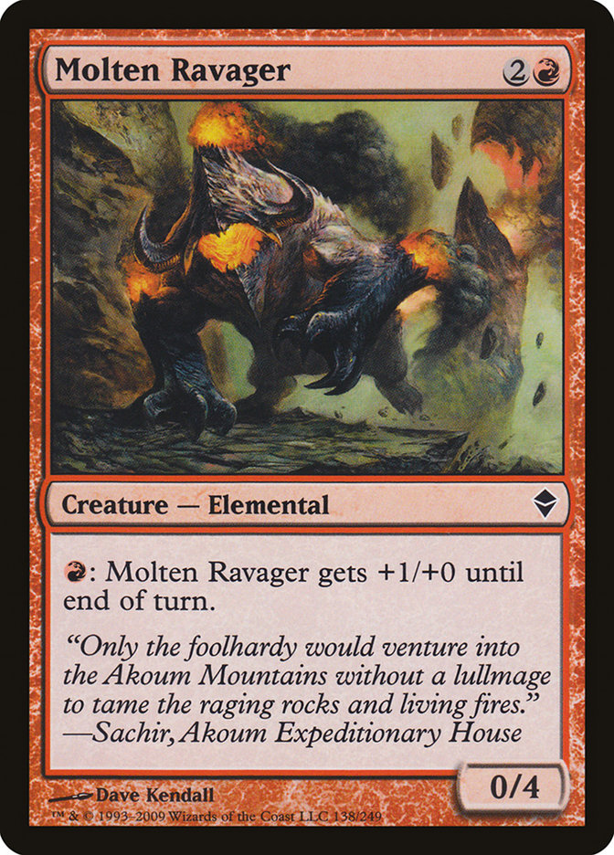 Molten Ravager [Zendikar] | Gamer Loot