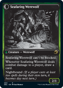 Suspicious Stowaway // Seafaring Werewolf [Innistrad: Double Feature] | Gamer Loot