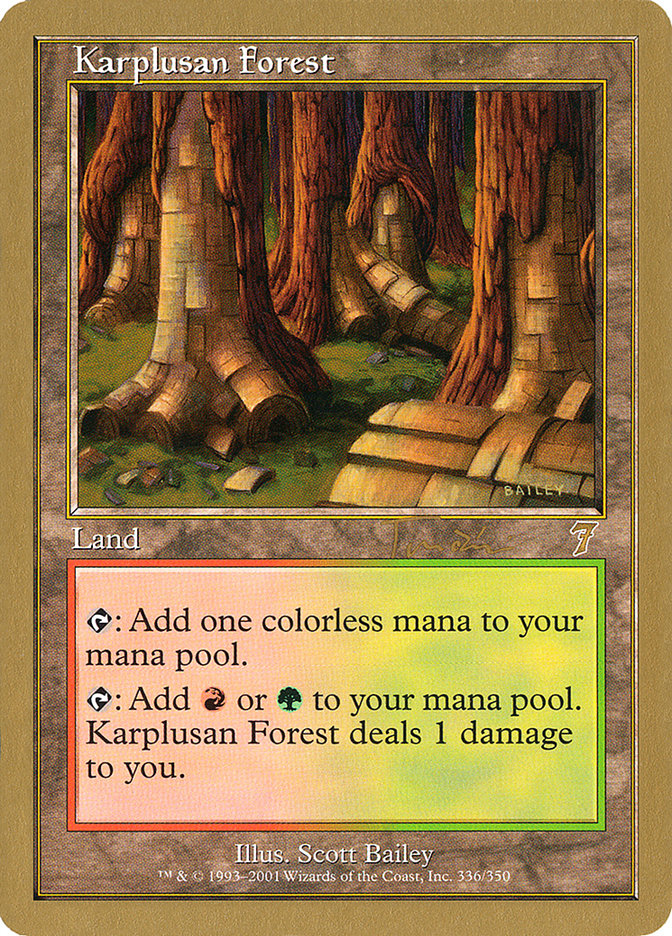 Karplusan Forest (Jan Tomcani) [World Championship Decks 2001] | Gamer Loot